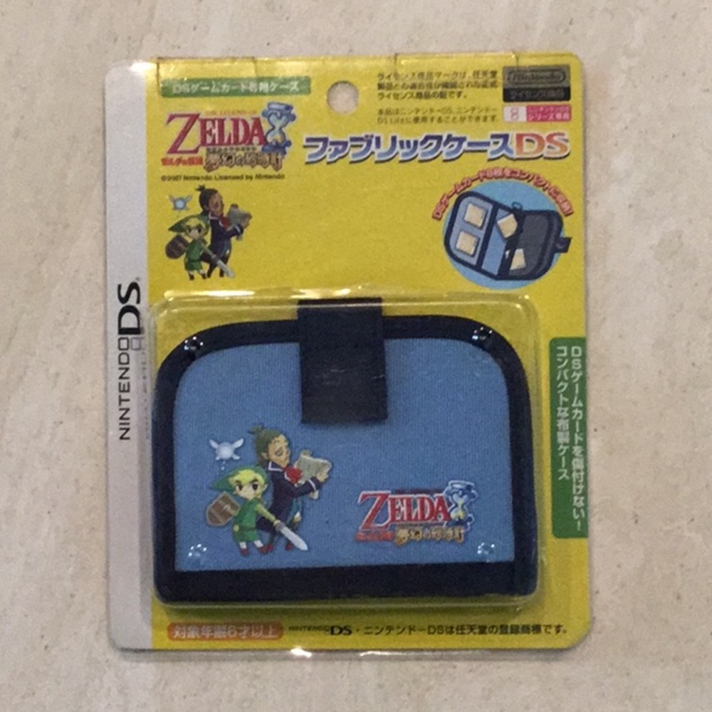 The Legend Of Zelda 2007 Nintendo DS Game Case Japan Games Pouch Holder 3DS - Picture 2 of 16